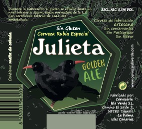Julieta Rubia Sin Gluten bot. 33cl
