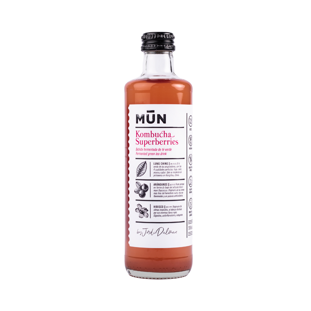 Kombucha BIO MUN Superberries 12x33cl