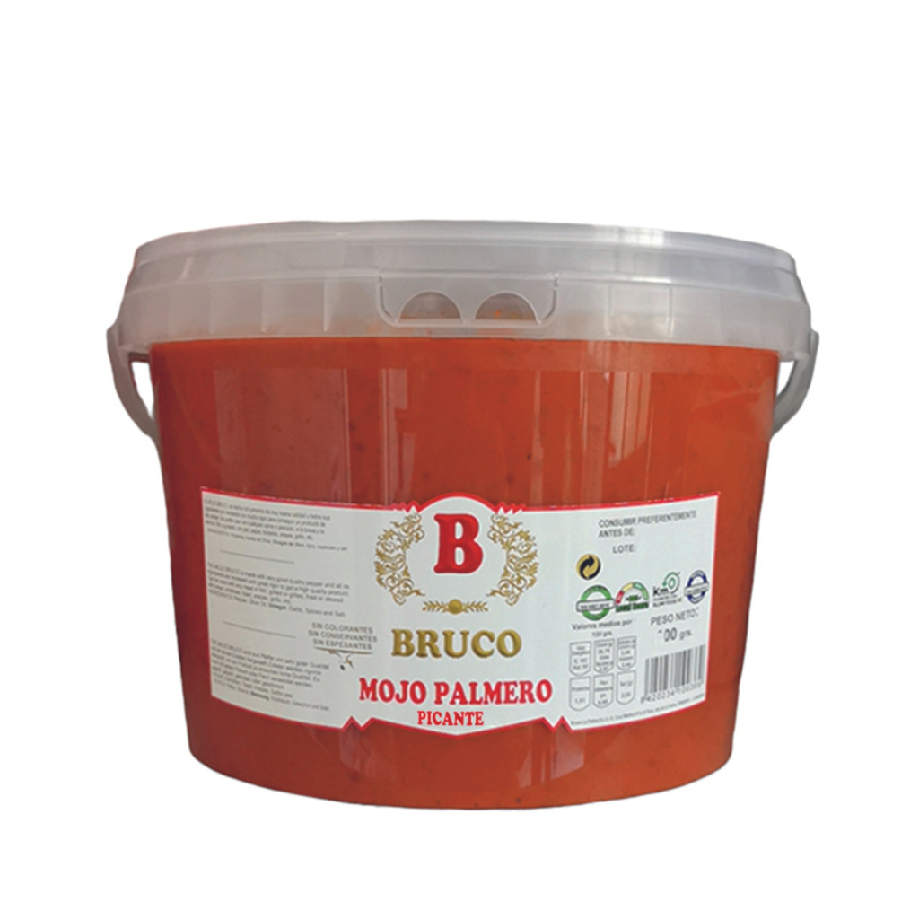 Mojo palmero rojo picante Bruco 4300grs