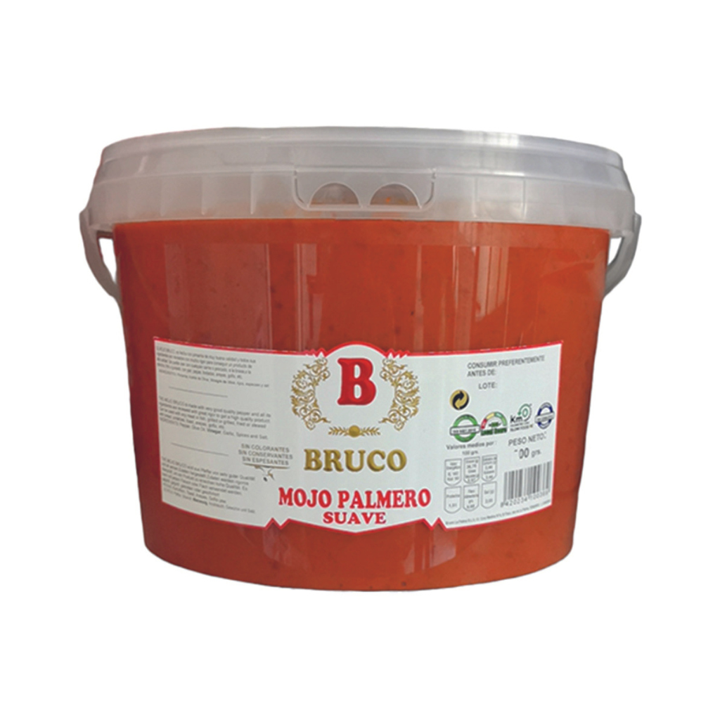 Mojo palmero rojo suave Bruco 4300grs