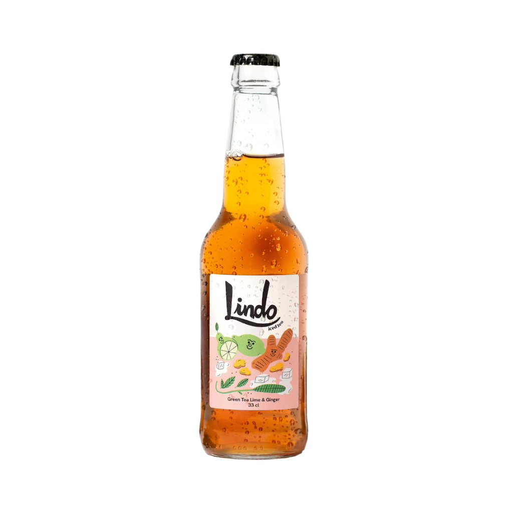 Refresco Lindo Green Tea Lime and Ginger (12x33cl)