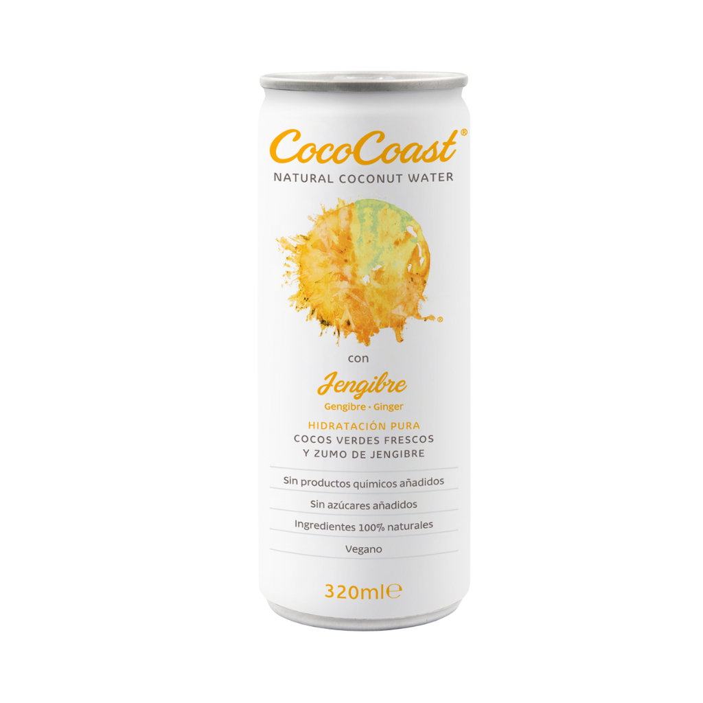 Agua de coco jengibre (24x32cl)